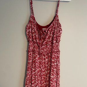 Red Floral Dress